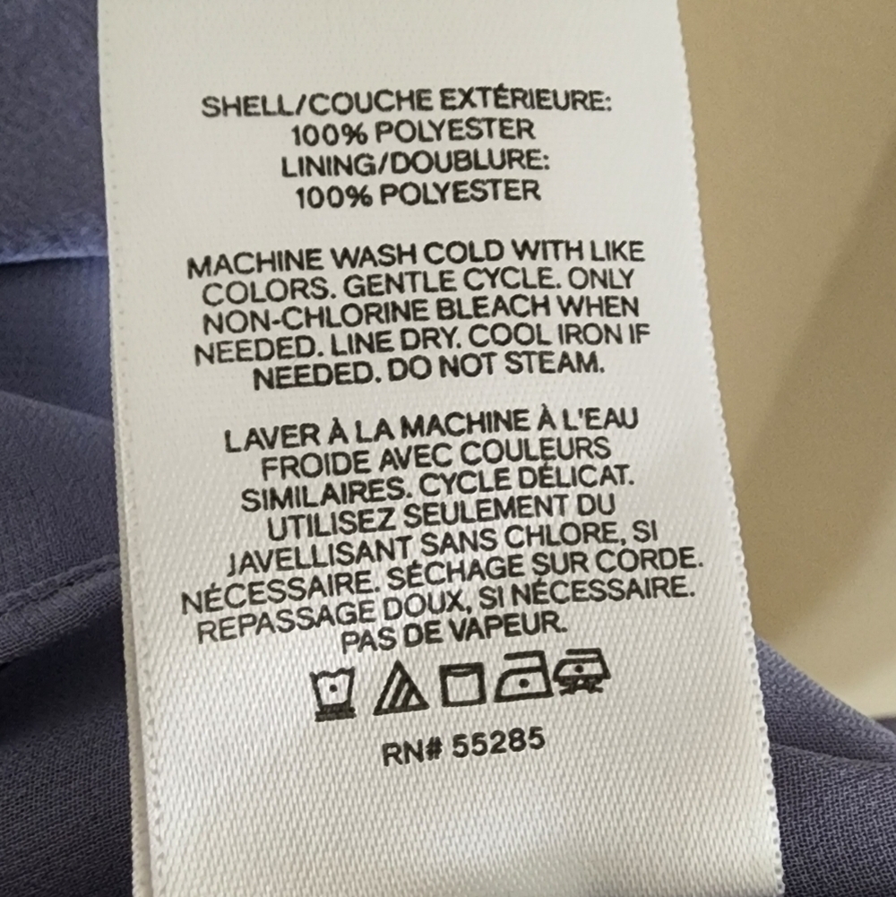 Elegant Purple Women's Top - Picture 6 of 7